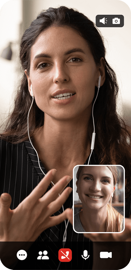 Brightside app - 1:1 Video Sessions