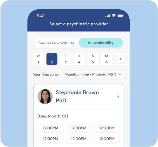 Select your provider