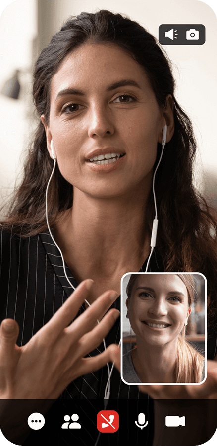 Brightside app - 1:1 Video Sessions