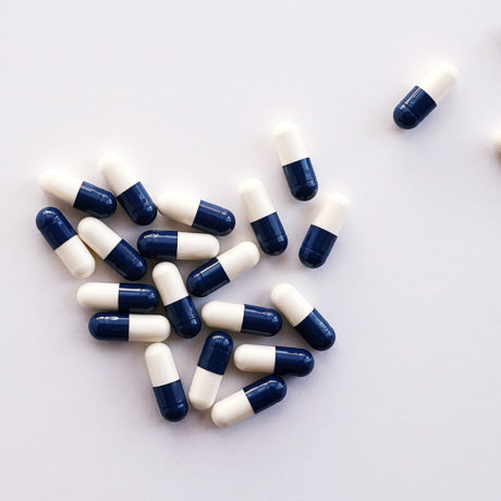 Lexapro tablets sitting on a white table